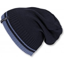 Детска плетена шапка Sterntaler - 53 cm, 2-4 години, синя -1