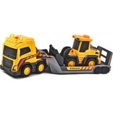 Детска играчка Dickie Toys - Камион Volvo с ремарке и трактор
