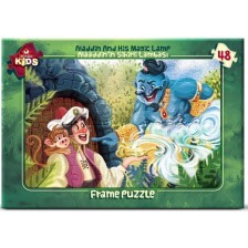 Детски пъзел Art Puzzle от 48 части - Аладин и вълшебната лампа -1