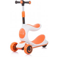 Детски скутер Chipolino - Space X, 2в1, оранжев