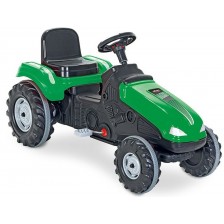 Детски трактор с педали Pilsan - Mega, зелен -1