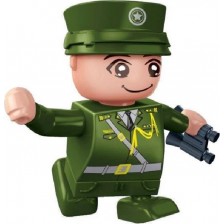 Детска играчка BanBao - Мини фигурка Войник, 10 cm -1