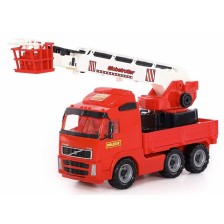 Детска играчка Polesie - Пожарен автомобил с кран Volvo 58379 -1