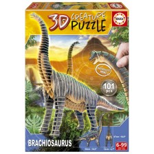 Детски 3D пъзел Educa от 101 части - Брахиозаври -1