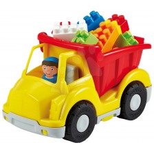 Детска играчка Ecoiffier - Самосвал и тухлички, асортимент -1