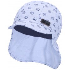 Детска шапка с платка с UV 50+ защита Sterntaler - С котвички, 47 cm, 9-12 месеца