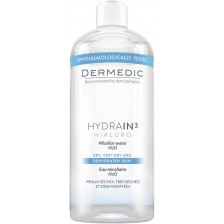 Dermedic Hydrain3 Hialuro Мицеларна вода H2O, 500 ml -1