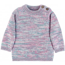 Детски пуловер от органичен памук Sterntaler - 74 cm, 6-9 месеца -1