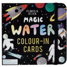 Детски карти за оцветяване Floss and Rock Magic Water - Космос