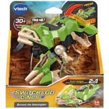 Детска играчка Vtech - Велосирапторът Burnout (на английски език) -1
