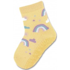 Детски чорапи със силиконова подметка Sterntaler - С дъга, 27/28 размер, 4-5 години -1