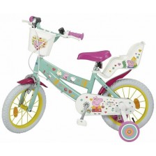 Детски велосипед Toimsa - Peppa Pig, 14", зелен
