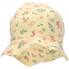 Детска лятна шапка с UV 50+ защита Sterntaler - Флорален принт, 55 cm, 4-6 години -1