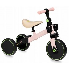 Детско колело 4 в 1 MoMi - Loris, розово -1