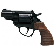 Детски револвер Villa Giocattoli Falcon Black - С капси, 12 изстрела -1