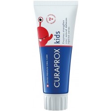 Curaprox Kids Детска паста за зъби, ягода, 950 ppm, 60 ml -1