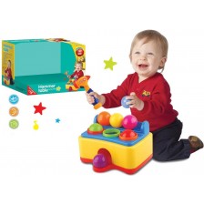Детска игра Hammer Table - С чукче и 6 топчета 