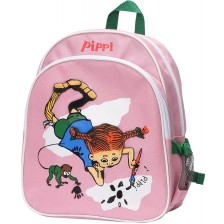 Детска раница Pippi - Пипи Дългото чорапче рисува, розова