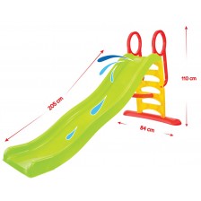 Детска пързалка Mochtoys - Зелена, 205 cm