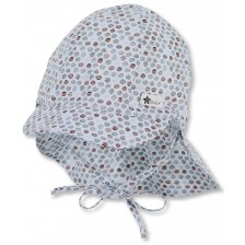 Детска лятна шапка на точки с UV 50+ защита Sterntaler - 53 cm, 2-4 години
