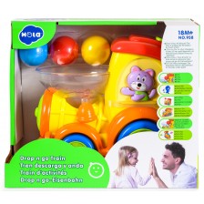 Детска играчка Hola Toys - Влакче с топки