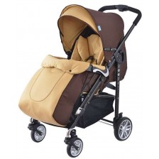 Комбинирана детска количка Zooper - Waltz, Khaki Plaid -1