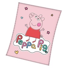 Детско одеяло Sonne - Peppa Pig Happy,  110 x 140 cm