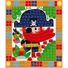 Детска игра Janod - Мозайка с пирати