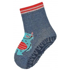 Детски чорапи със силикон Sterntaler - Fli Air, сини, 21/22, 18-24 месеца