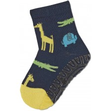 Детски чорапи със силикон Sterntaler - С животни, 17/18 размер, 6-12 месеца