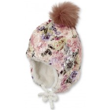 Детска луксозна зимна шапка-ушанка Sterntaler - 51 cm, 18-24 месеца