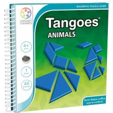 Детска логическа игра Smart Games - Танграм, Tangoes Aniamals -1