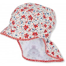 Детска лятна шапка с UV 50+ защита Sterntaler - С платка на тила, 53 cm, 2-4 години -1