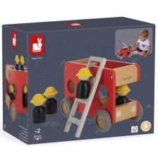 Детска играчка Janod - Пожарна кола Bolid -1