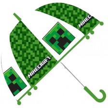 Детски чадър Uwear - Minecraft Creeper, 45 cm