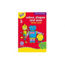 Детска книжка Galt Early Activities - Цветове, форми и размери -1