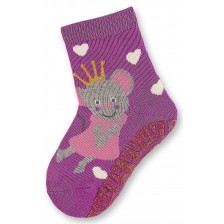 Детски чорапи със силиконова подметка Sterntaler - Принцеса, 27/28, 4-5 години -1