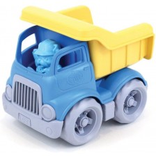 Детска играчка Green Toys - Самосвал, синьо и жълто -1