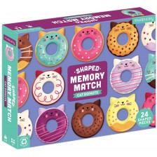 Детска мемори игра Mudpuppy - Cat Donuts -1