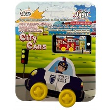 Детска играчка Jagu - Говорещи автомобили, Полицейска кола