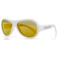Детски слънчеви очила Shadez Classics - 7+, бели -1