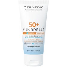 Dermedic Sunbrella Слънцезащитен крем, за кожа с напукани капиляри, SPF50+, 50 ml