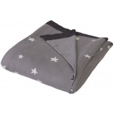 Детско одеяло Baby Matex - Pattern, 80 x 100 cm, Звездички -1