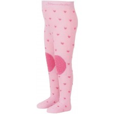 Детски чорапогащник за пълзене Sterntaler - Мишле, 92 cm, 2-3 години, розов