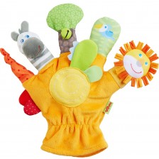 Детска ръкавица за куклен театър Haba - Диви животни, 28 cm -1