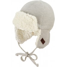 Детска зимна шапка ушанка Sterntaler - За момчета, 39 cm, 3-4 месеца