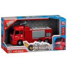 Детска играчка GOT - Пожарна със звук и светлини -1