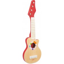 Детска електрическа китара Janod - Confetti, дървена