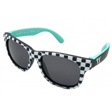 Детски слънчеви очила Maximo - Mini Classic, каре/зелени -1
