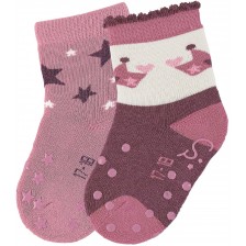 Детски чорапи за пълзене Sterntaler - 21/22, 18-24 месеца, 2 чифта